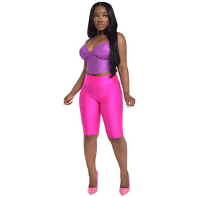 BARBIE PINK BIKER SHORTS