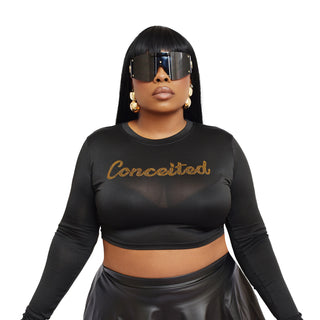 CONCEITED BLING TOP CURVY