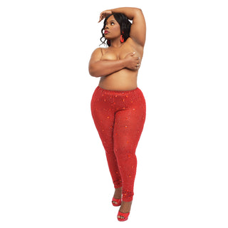 LEGGING CANDY "Cherry Bomb Curvy"