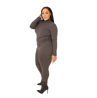 CONJUNTO SMOOTH SLAY GRIS | CURVY