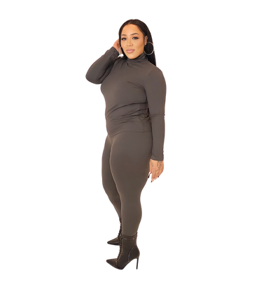 SMOOTH SLAY SET GRAY | CURVY