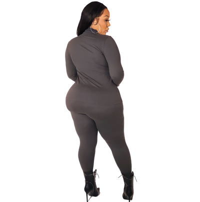SMOOTH SLAY SET GRAY | CURVY