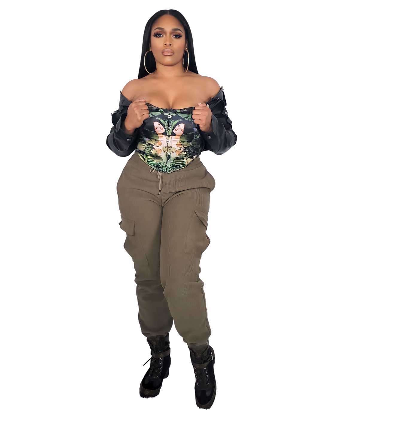 QUAD CARGO JOGGERS OLIVE