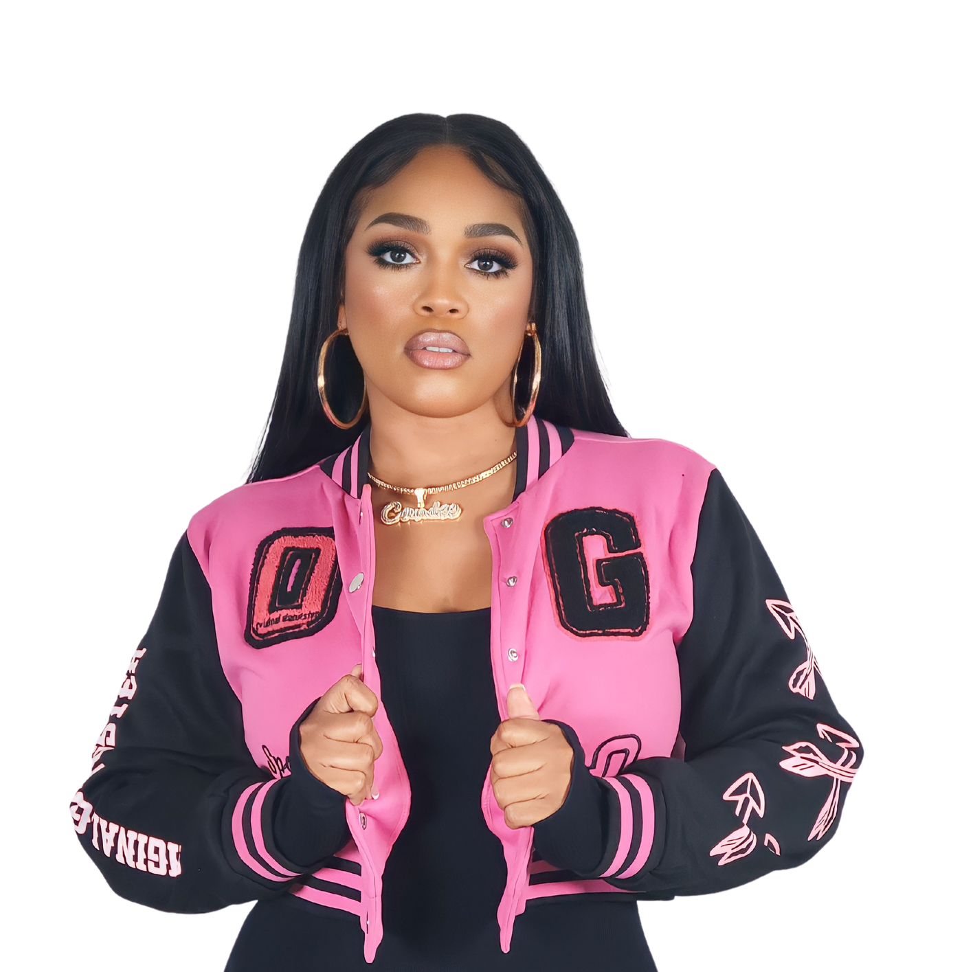 PINK FRIDAY CROPPED JACKET