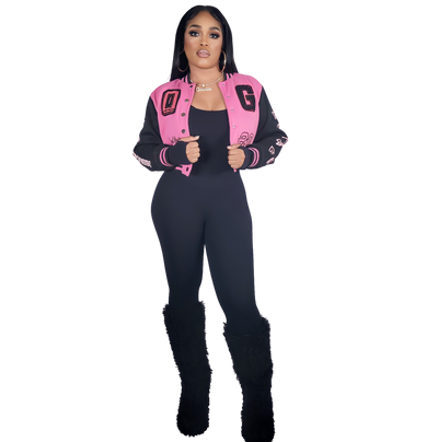 PINK FRIDAY CROPPED JACKET