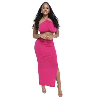 Bubble Yummy Pink Skirt Set